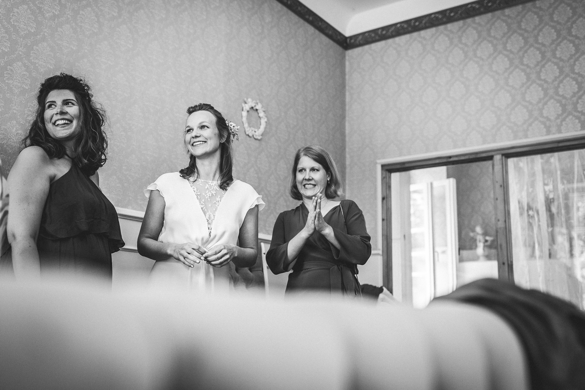 Strahlende Brautjungern