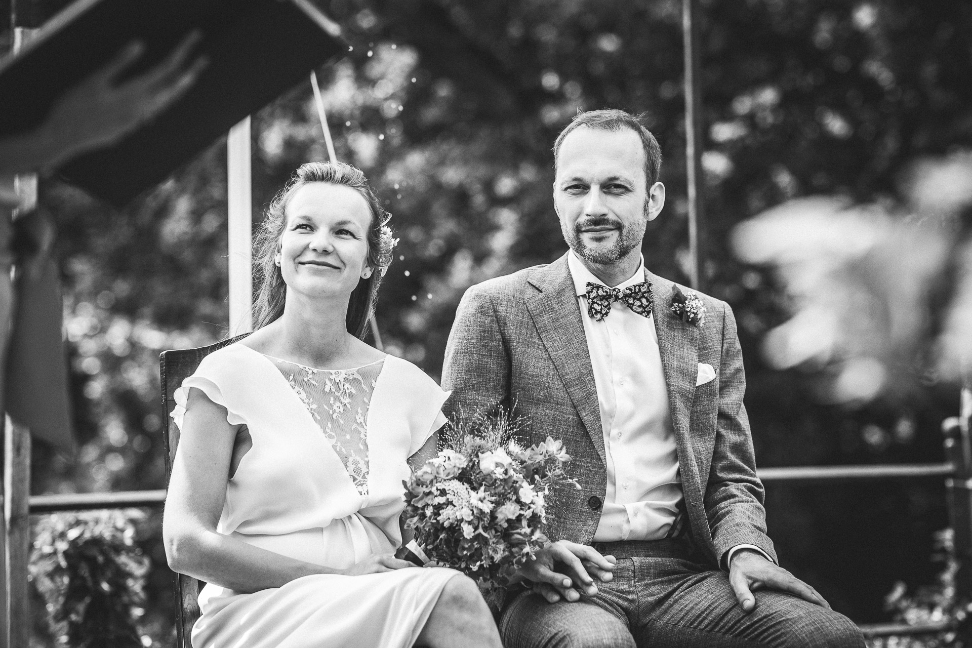 Brautpaar während der freien Trauung