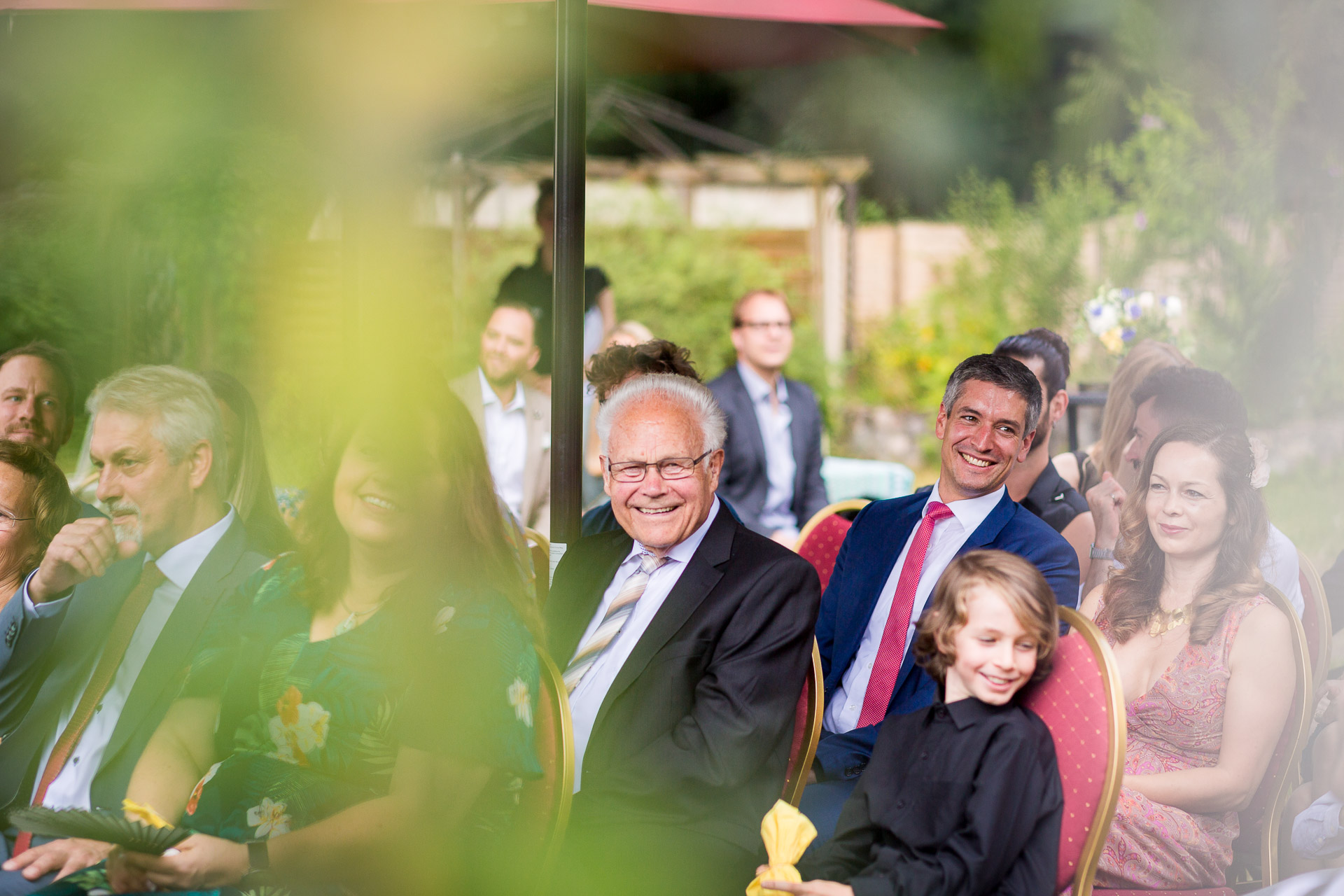 Hochzeit - Glücklicher Großvater