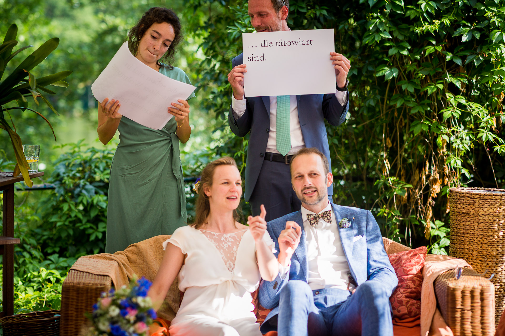 Hochzeitsspiele - Brautpaar