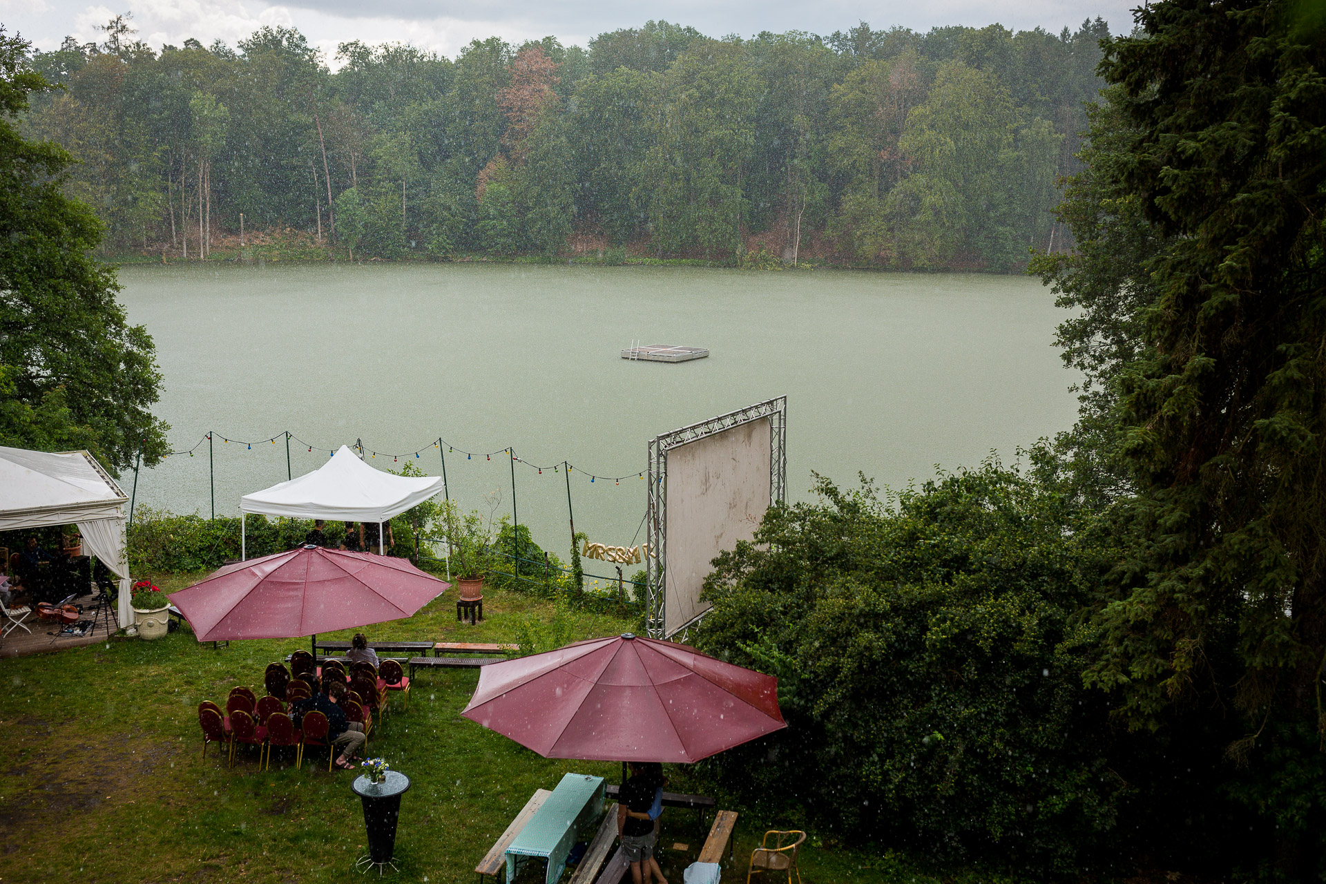 Tornowsee - Regenwetter