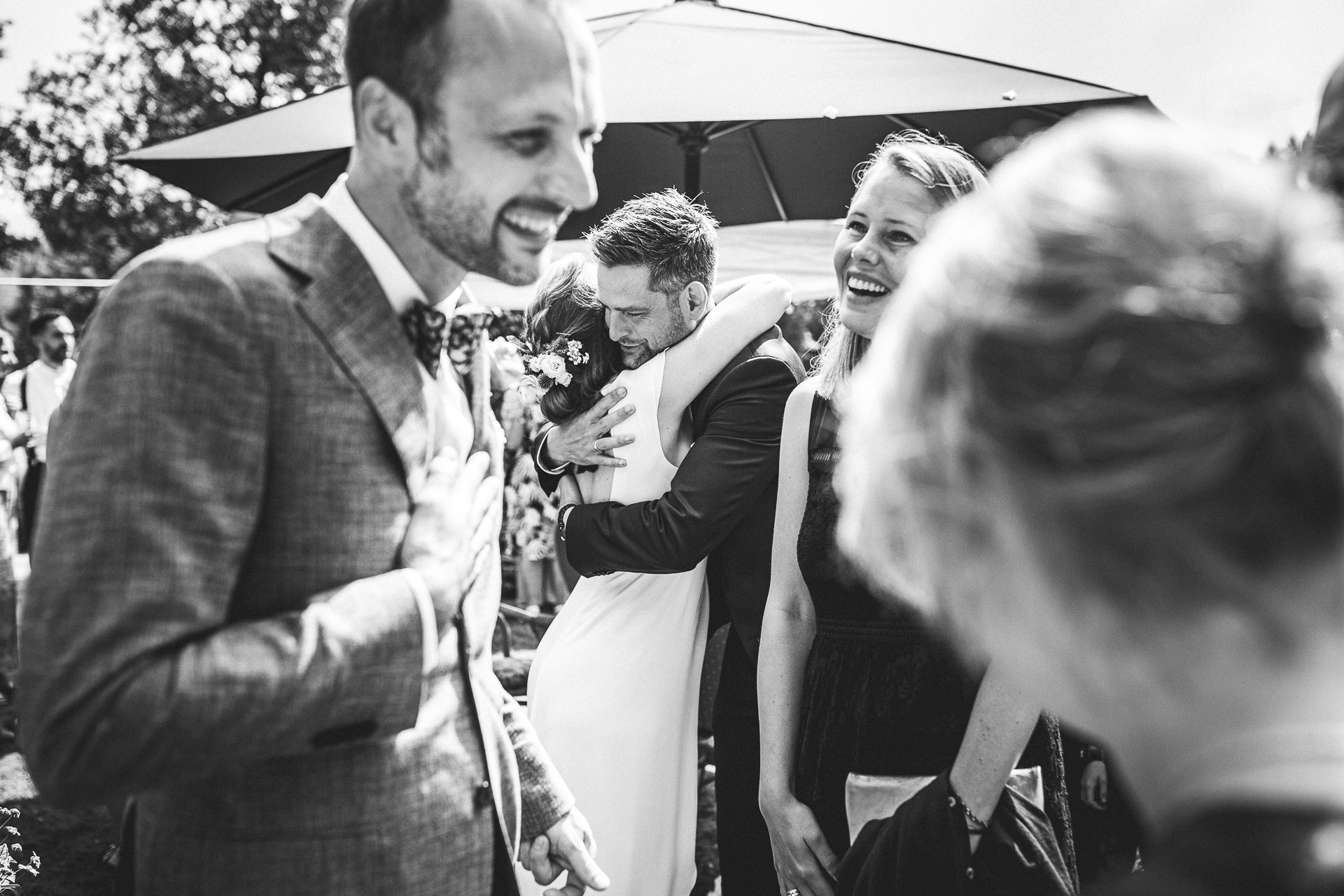 Hochzeitsreportage Gratulation