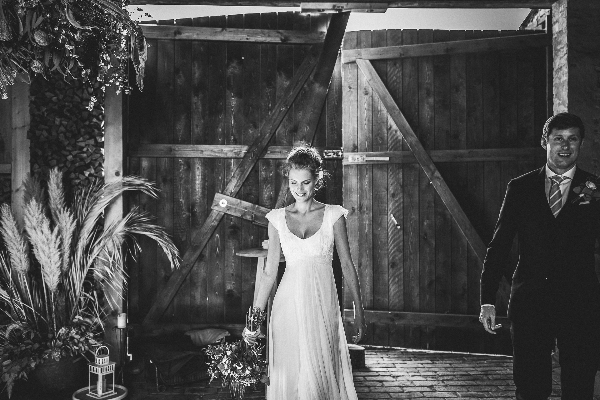 Portrait der Braut bei der Scheunenhochzeit in Mügeln