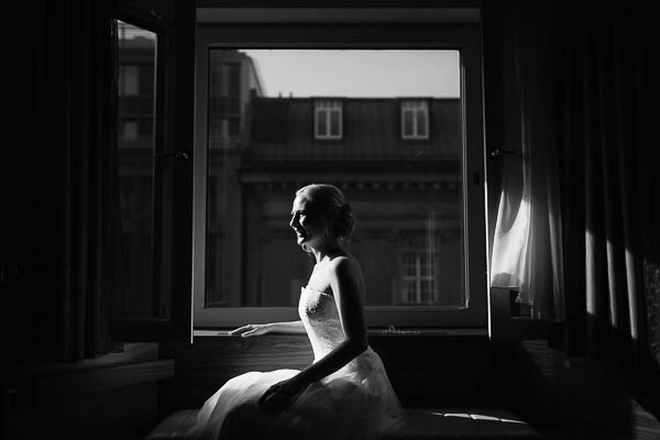 Hochzeitsfotos der Vorbereitungen