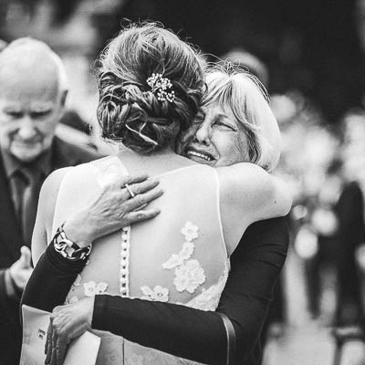 Einzigartige Augenblicke der Hochzeit