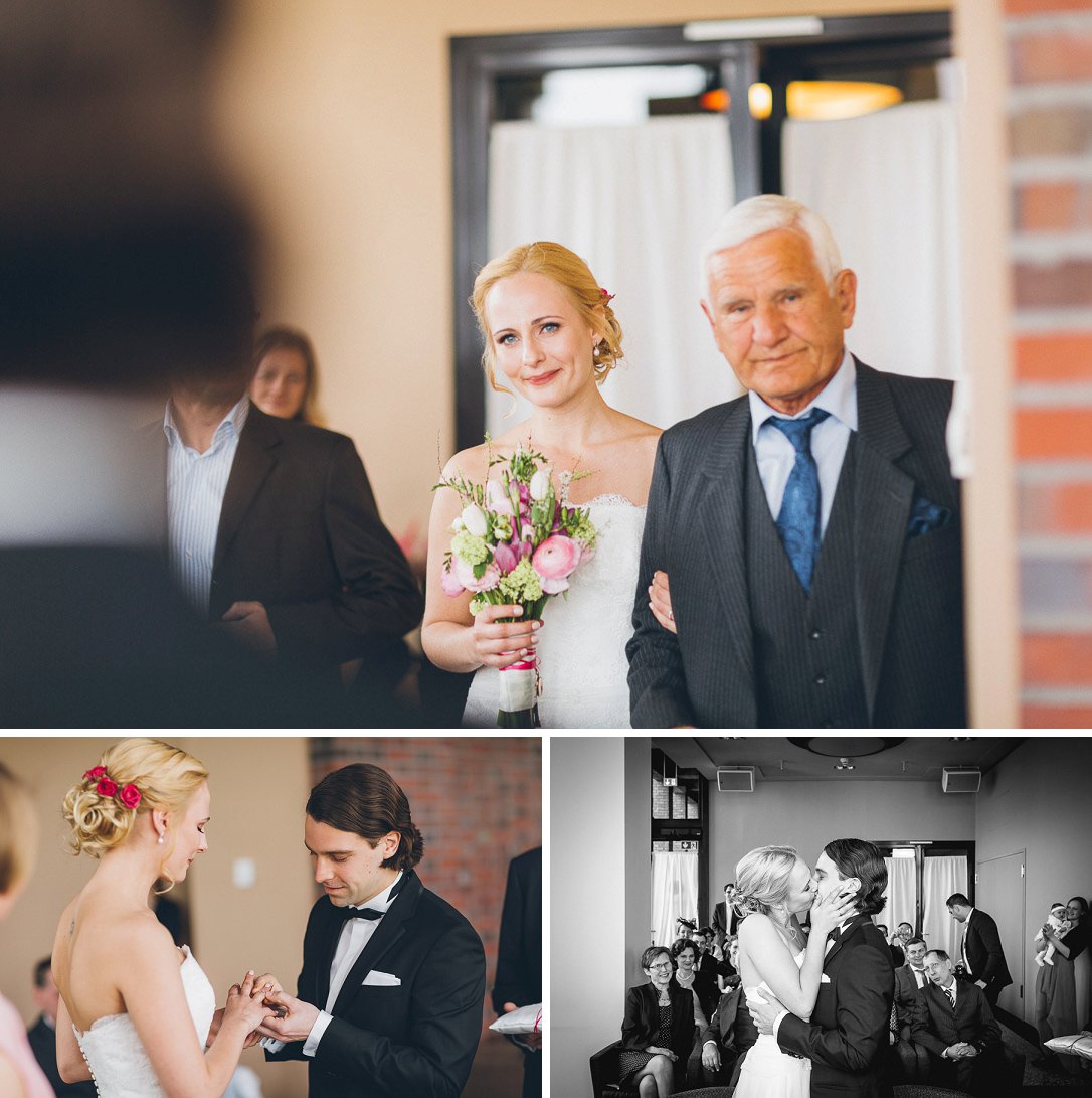 Hochzeitsfotografie im Panorama Punkt am Potsdamer Platz in Berlin